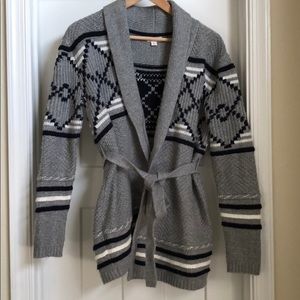 Grey cardigan
